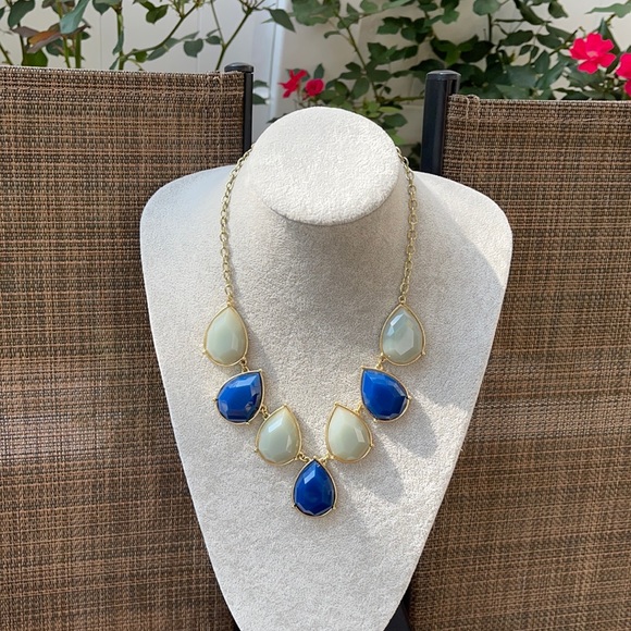 Blue Gem Stone Necklace - Picture 1 of 12